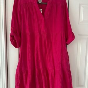 Chico's Fuchsia Tunic Dress